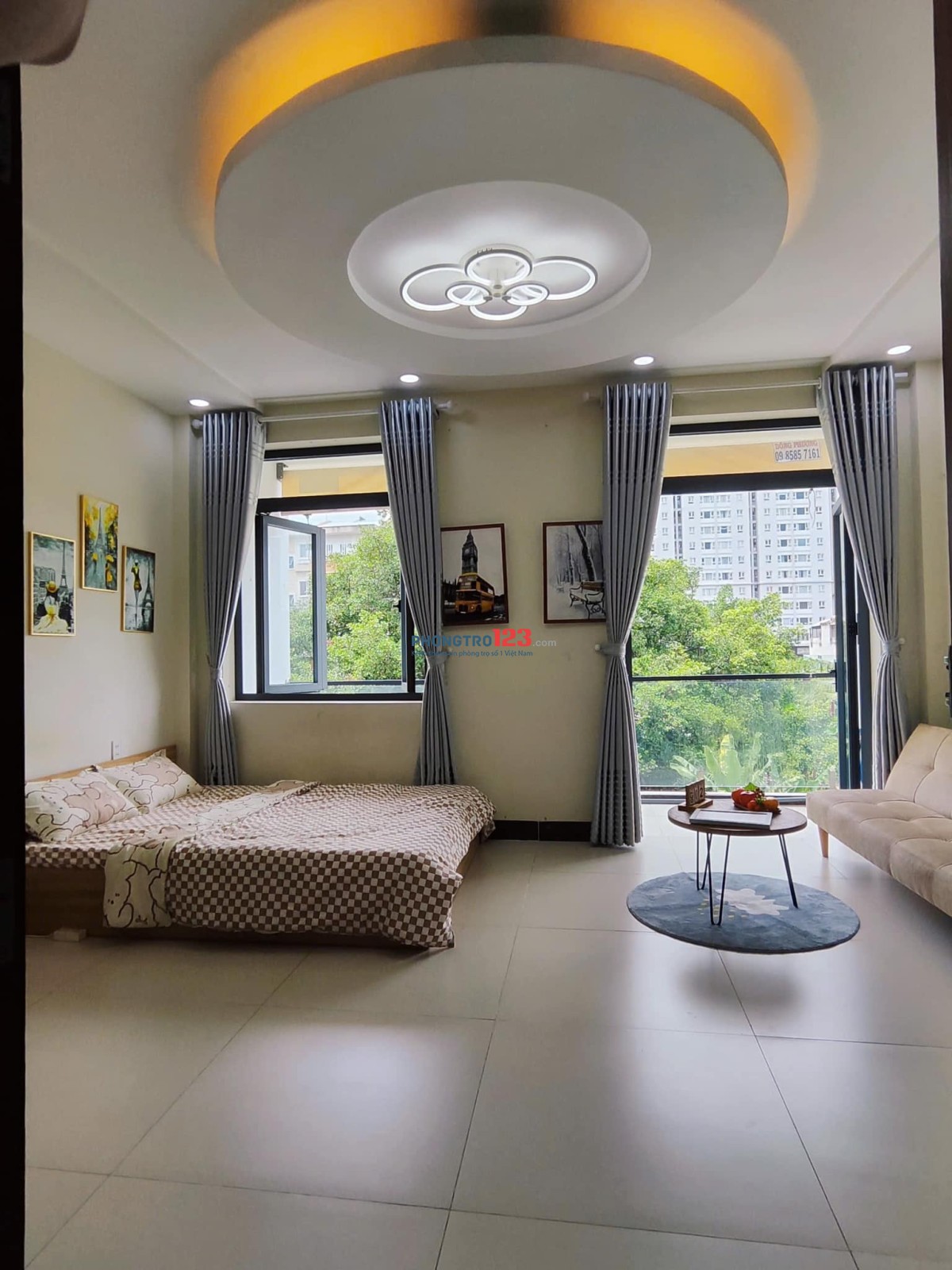 Phòng Studio 30m2 - FULL Nội Thất - Ban Công tại Nơ Trang Long