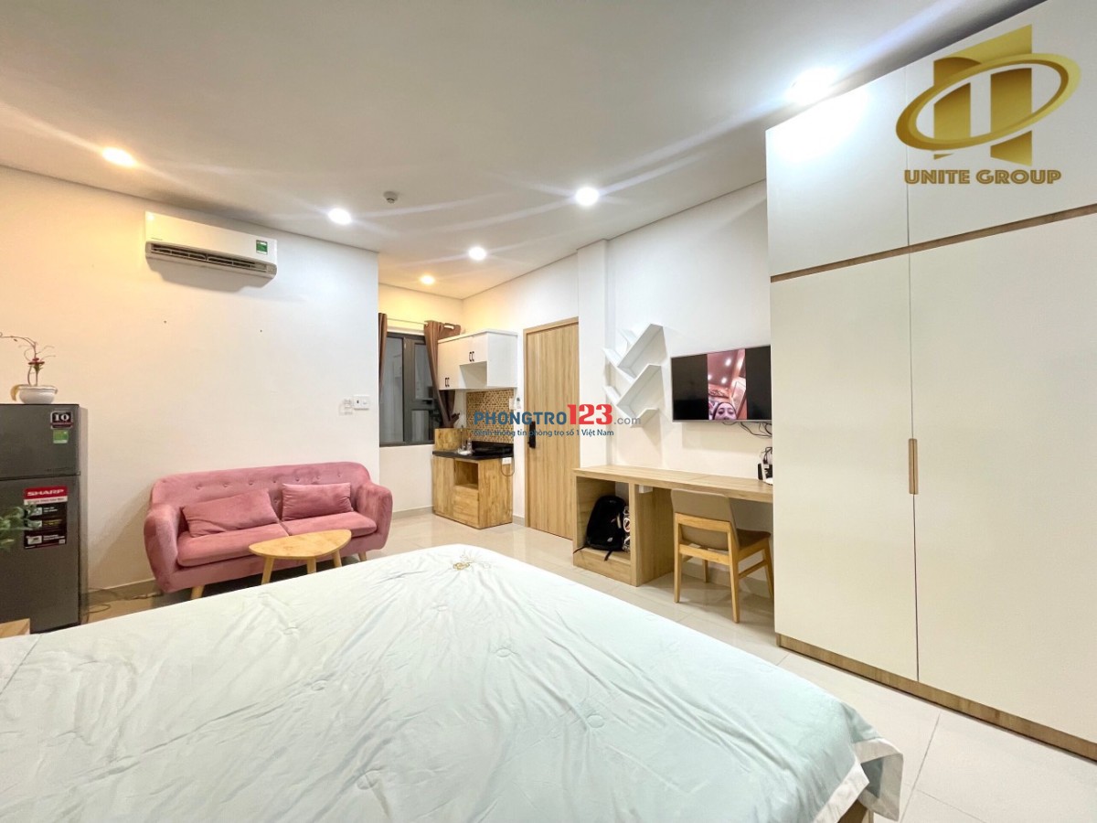 STUDIO FULL NỘI THẤT, TÔN THẤT THUYẾT, Q4 GẦN CẦU TÂN THUẬN, NHÀ THỜ GIÁO XỨ XÓM CHIẾU