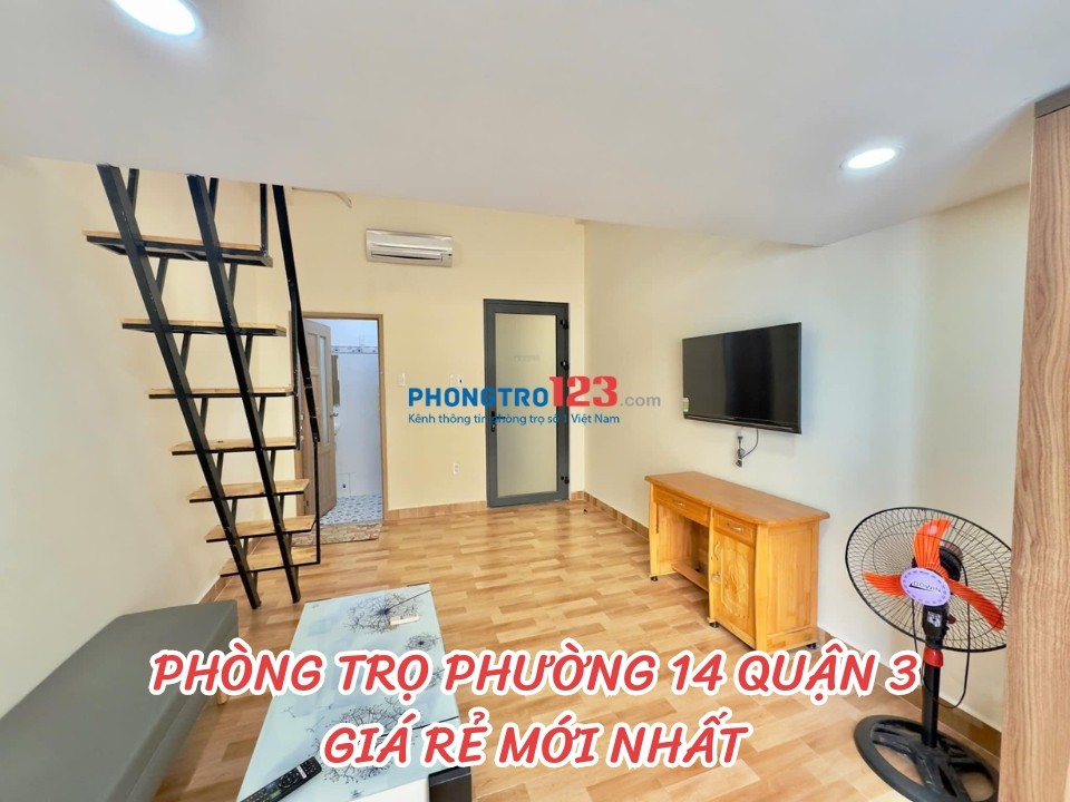 Cho thuê phòng trọ phường 14, Quận 3