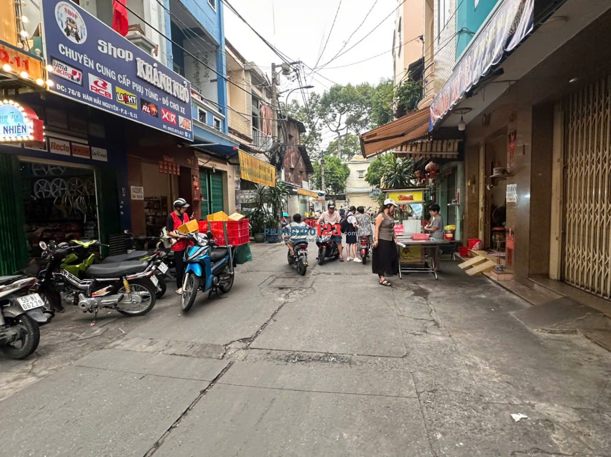 Cho thuê mặt bằng kinh doanh đường Hàn Hải Nguyên, quận 11