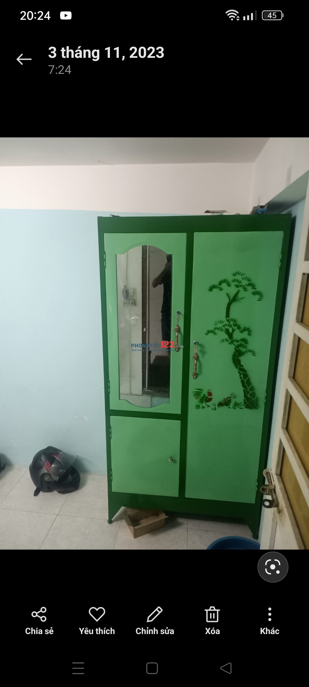 SIÊU RẺ. CHO THUÊ PHÒNG TRỌ 20 M2, NGAY TỐ HỮU GIÁ CHỈ 1,5 TR / 1N