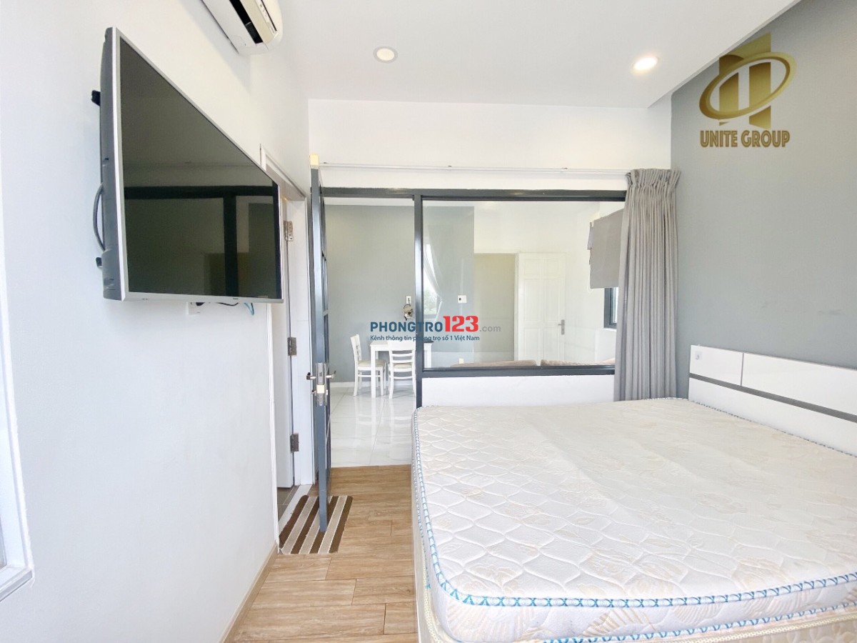 NHƯỢNG LẠI CĂN HỘ 1PN 40M2, FULL NT MÁY GIẶT RIÊNG NGAY CẦU NGUYỄN VĂN CỪ