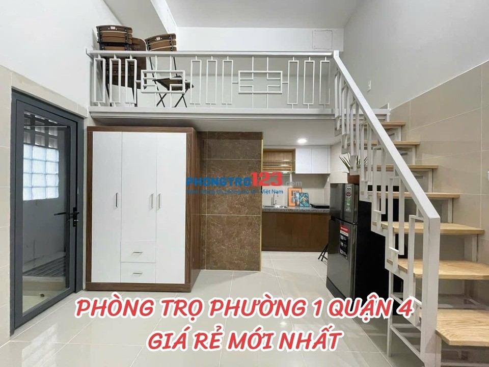 Cho thuê phòng trọ phường 1, Quận 4