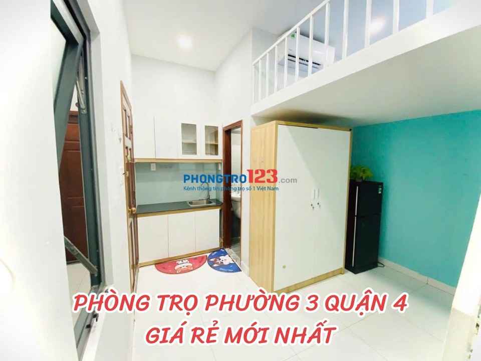 Cho thuê phòng trọ phường 3, Quận 4