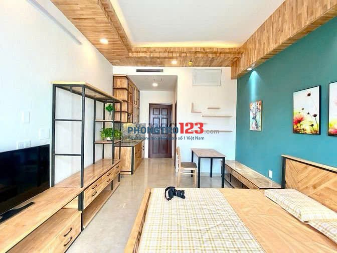 Sắp trống phòng studio - full nội thất - cửa sổ rộng