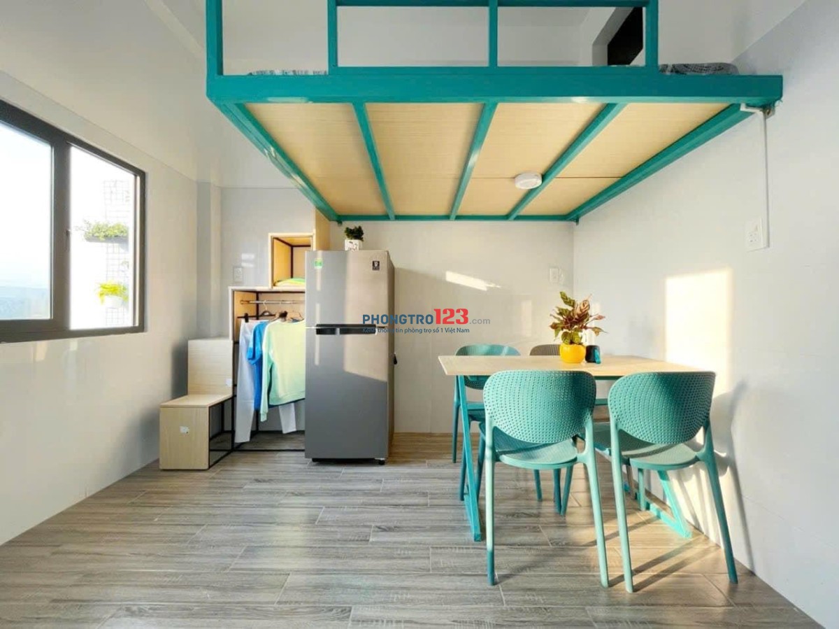 Duplex bàu cát. full nội thất, ban công- Giá 5tr