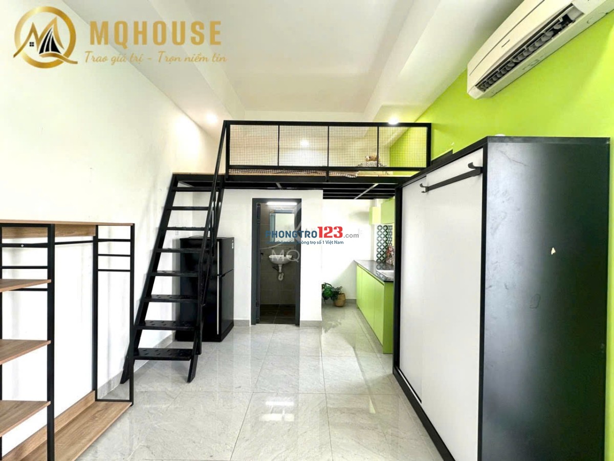 TRỐNG SẴN - PHÒNG DUPLEX - BAN CÔNG - FULL NỘI THẤT NGAY AEON TÂN PHÚ