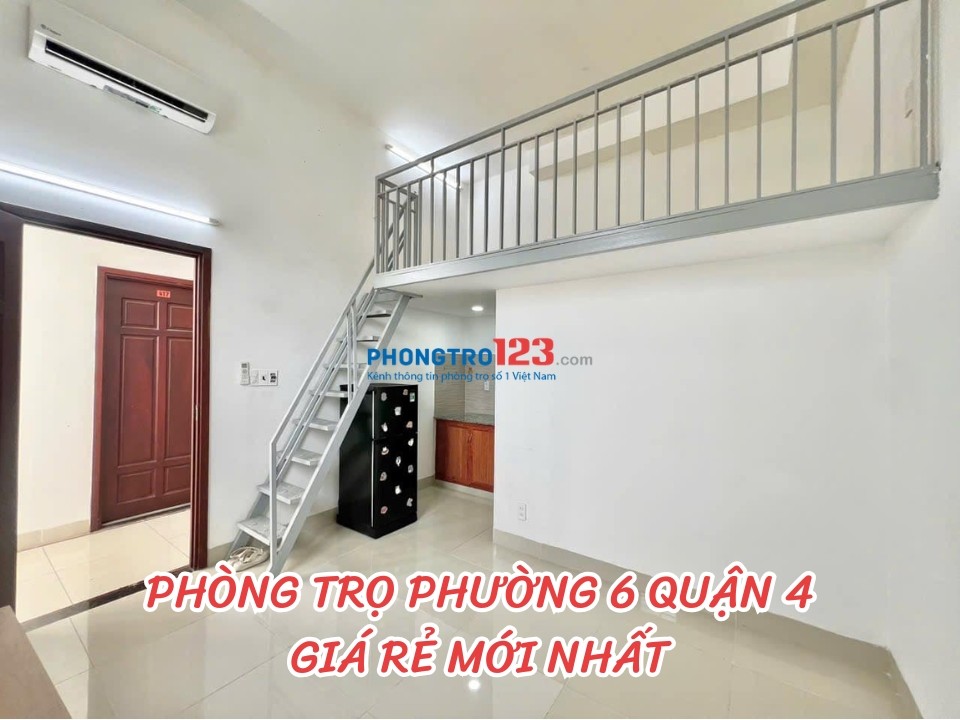 Cho thuê phòng trọ phường 6, Quận 4