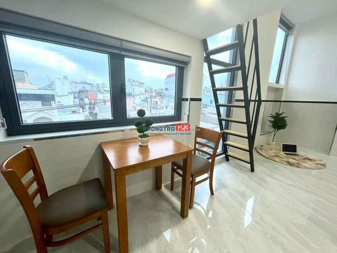 Cho Thue Phòng Duplex dt 35m2 Full nội thất view đẹp Mai văn Vĩnh quận 7 cách Lotte mart 500m