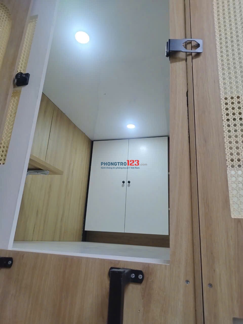 Sleepbox Ký Túc Xá Mới Khai Trương Lê Quang Định, giá 2tr2 bao hết