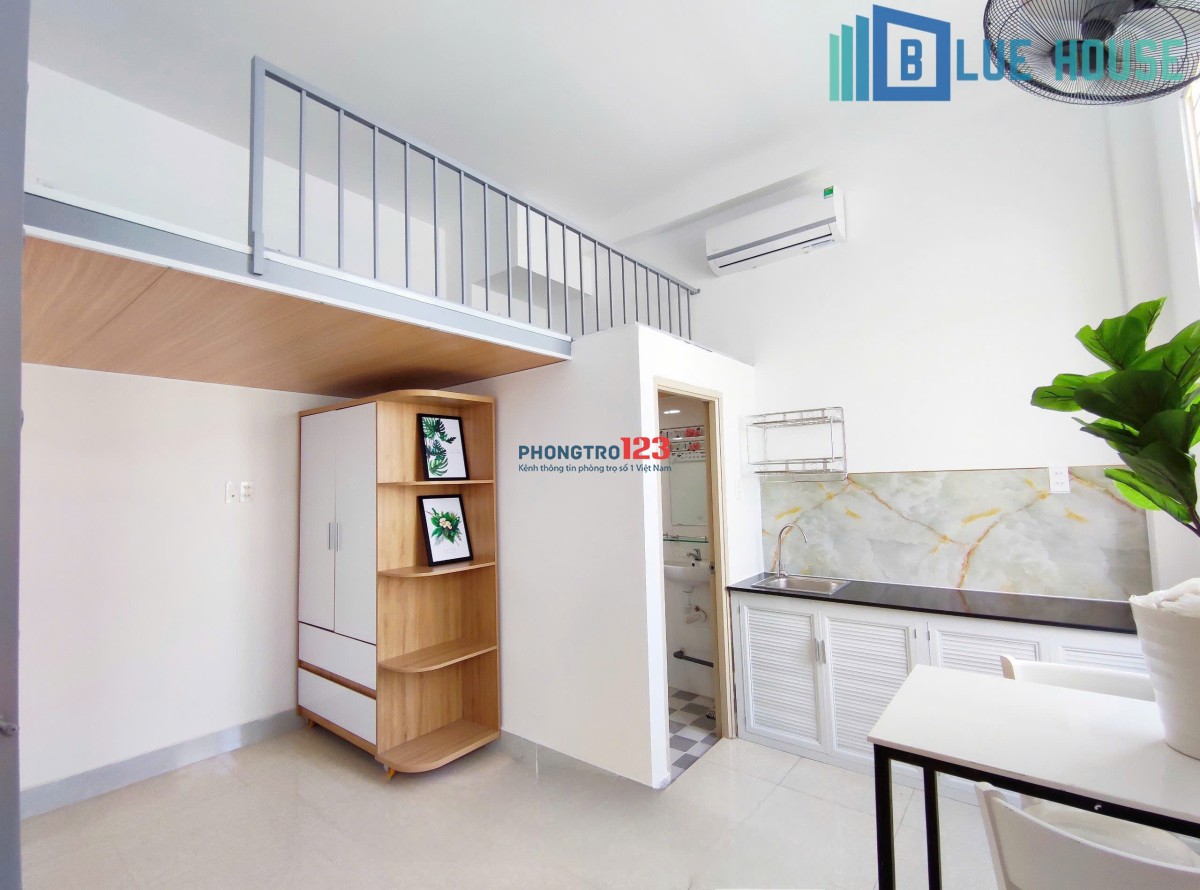 TRỐNG DUY NHẤT 1 PHÒNG DUPLEX VỪA HOÀN THIỆN NGAY VÒNG XOAY DÂN CHỦ, VẠN HẠNH MALL, ĐƯỜNG BẮC HẢI, QUẬN 10