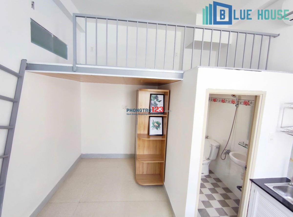 TRỐNG DUY NHẤT 1 PHÒNG DUPLEX VỪA HOÀN THIỆN NGAY VÒNG XOAY DÂN CHỦ, VẠN HẠNH MALL, ĐƯỜNG BẮC HẢI, QUẬN 10