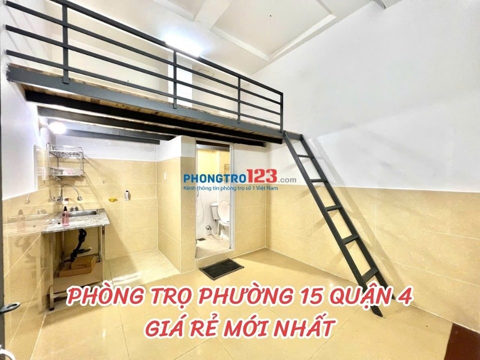 Cho thuê phòng trọ phường 15, Quận 4