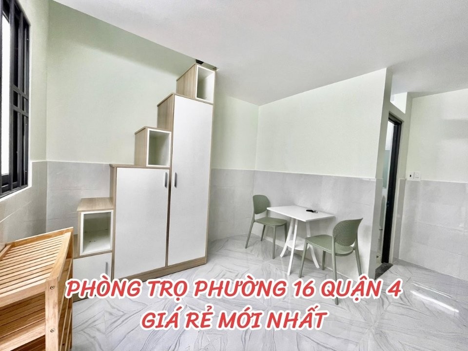 Cho thuê phòng trọ phường 16, Quận 4