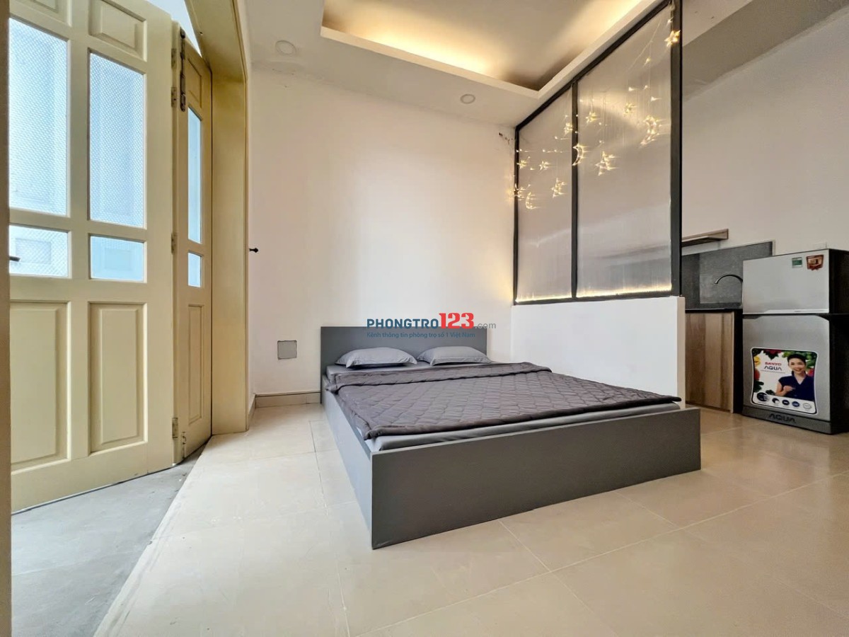 KHAI TRƯƠNG STUDIO BALCON FULL NỘI THẤT GẦN TRƯỜNG HUFLIT