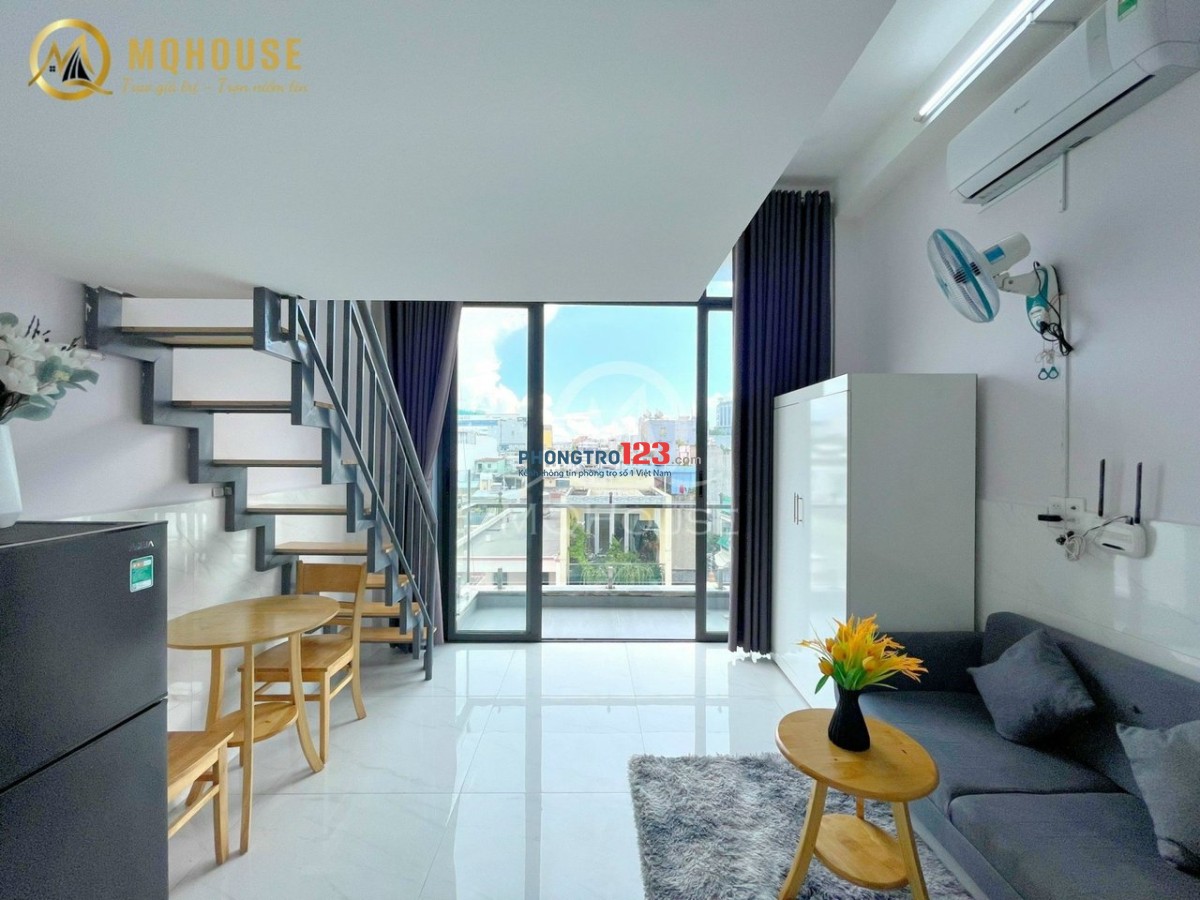 CHO THUÊ CHUỖI CĂN HỘ DUPLEX FULL NỘI THẤT, BAN CÔNG