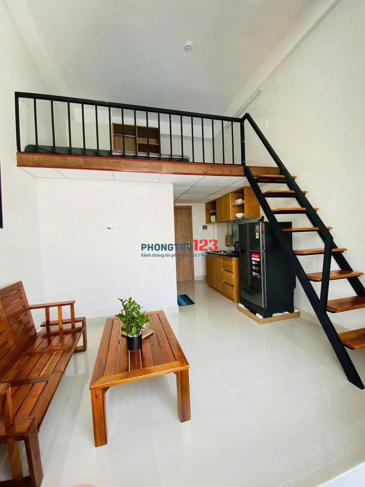 Cho thuê Duplex cửa sổ lớn full nội thất Gần cầu tân thuận tại quận 7 thuận tiện đi quận 4