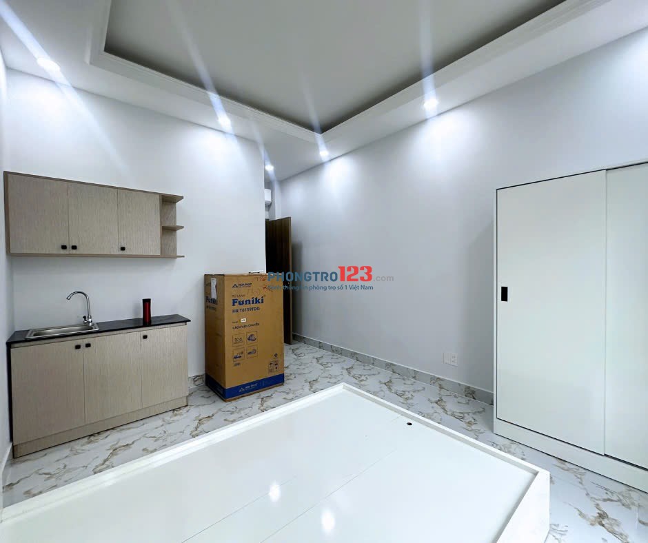 STUDIO - BANCOL RỘNG - DT 30M2 - FULL NỘI THẤT - CÁCH LOTTE 500M - GẦN CẦU KÊNH TẺ - QUẬN 7