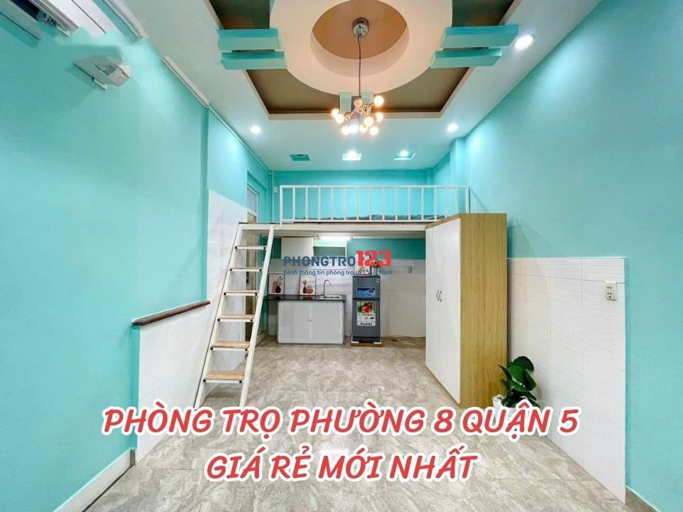 Cho thuê phòng trọ phường 8, Quận 5