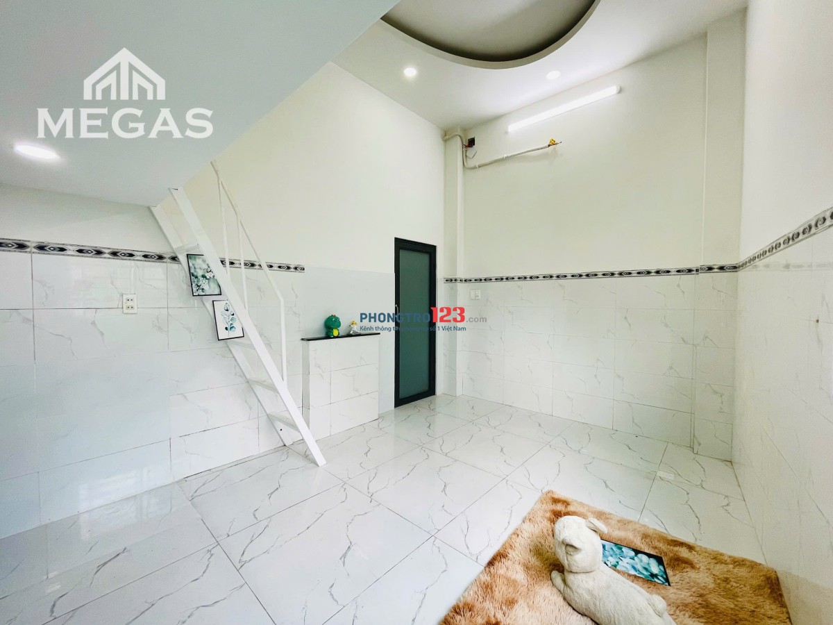 Phòng TRỌ GÁC CAO MỚI 100% MEGAS ĐỘC QUYỀN NGAY TÂN KỲ TÂN QUÝ - MÃ LÒ