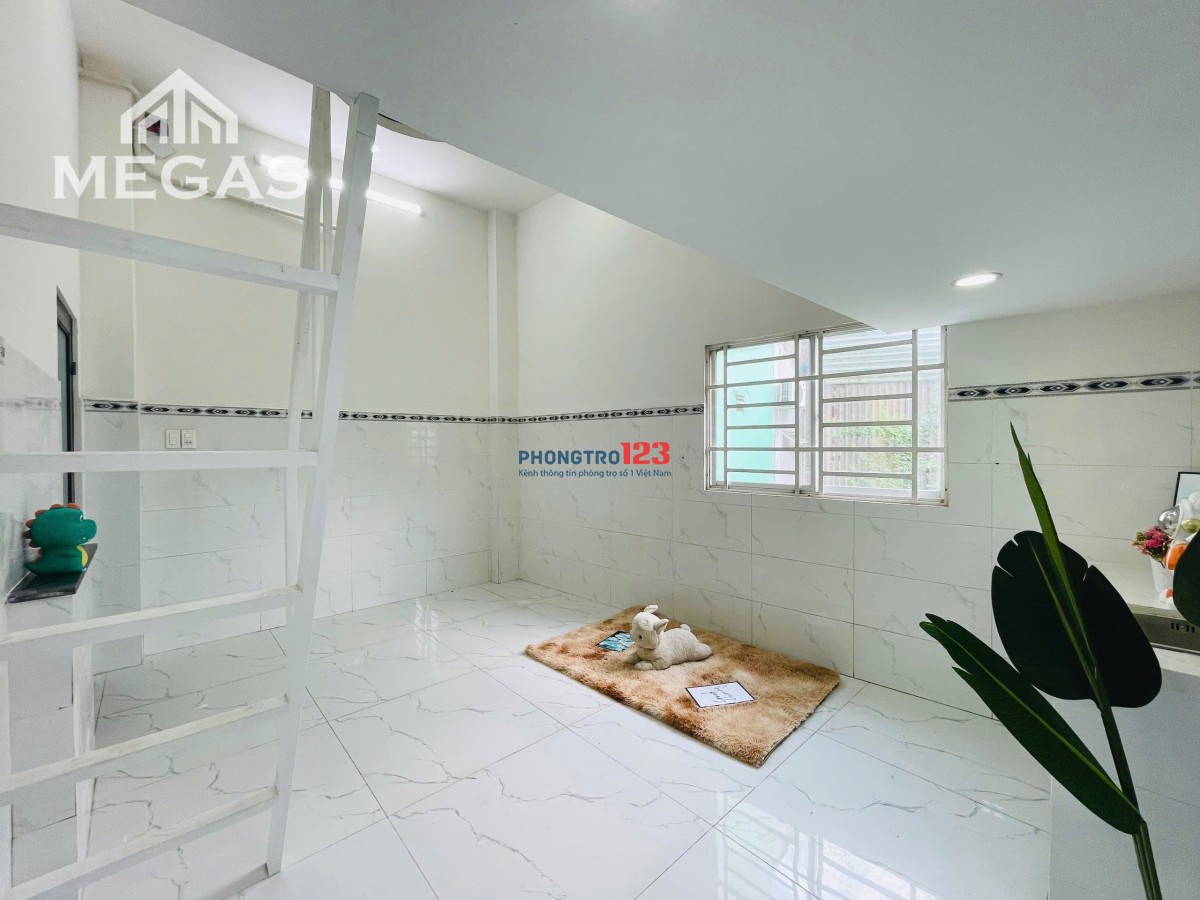 Phòng TRỌ GÁC CAO MỚI 100% MEGAS ĐỘC QUYỀN NGAY TÂN KỲ TÂN QUÝ - MÃ LÒ