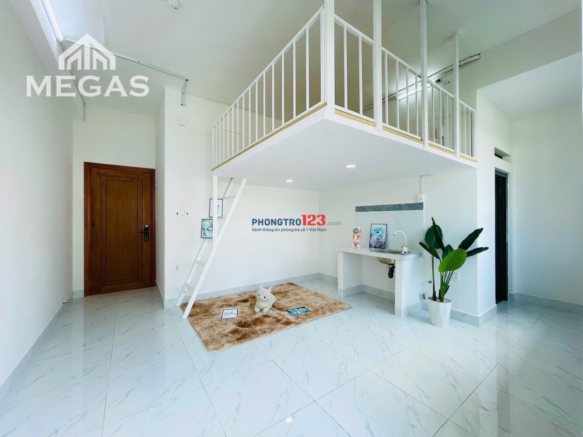 Phòng TRỌ GÁC CAO MỚI 100% MEGAS ĐỘC QUYỀN NGAY TÂN KỲ TÂN QUÝ - MÃ LÒ