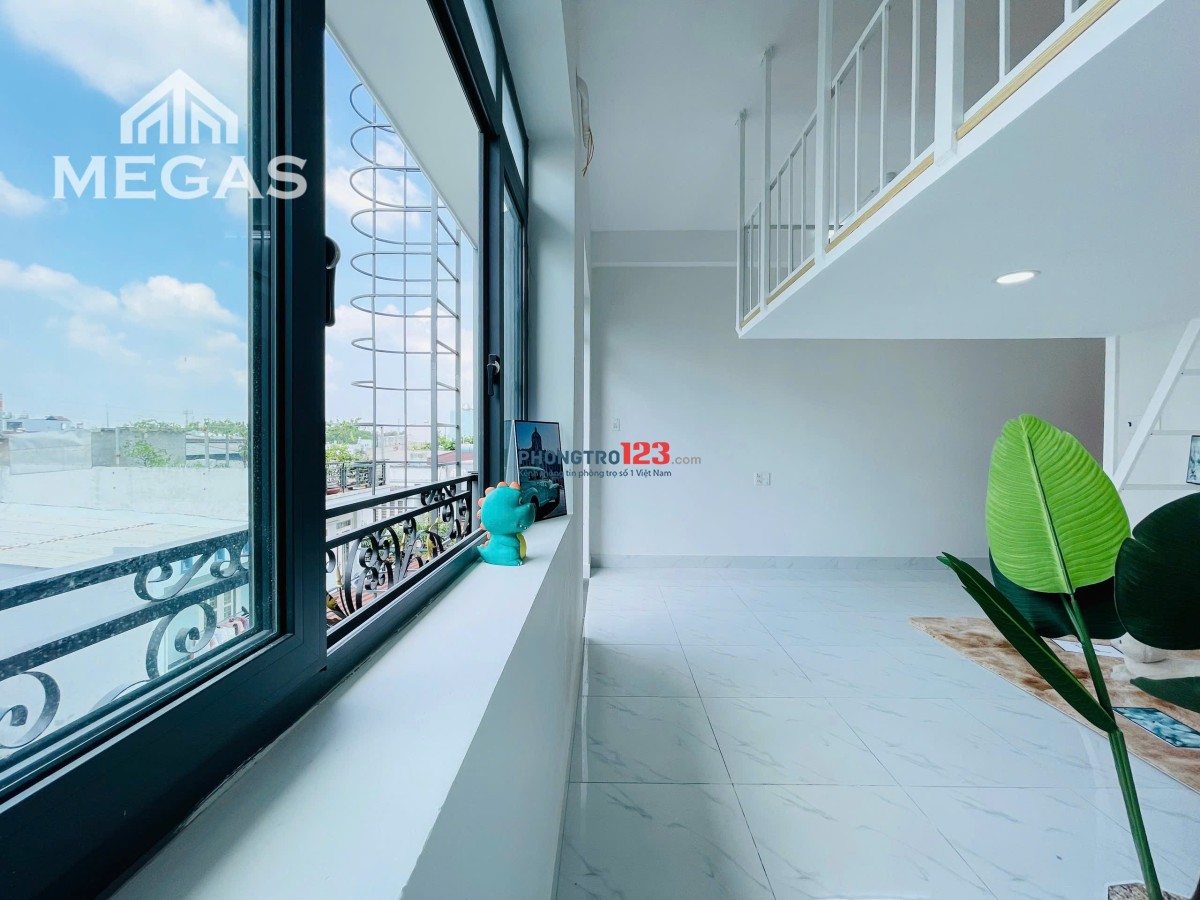 Phòng TRỌ GÁC CAO MỚI 100% MEGAS ĐỘC QUYỀN NGAY TÂN KỲ TÂN QUÝ - MÃ LÒ