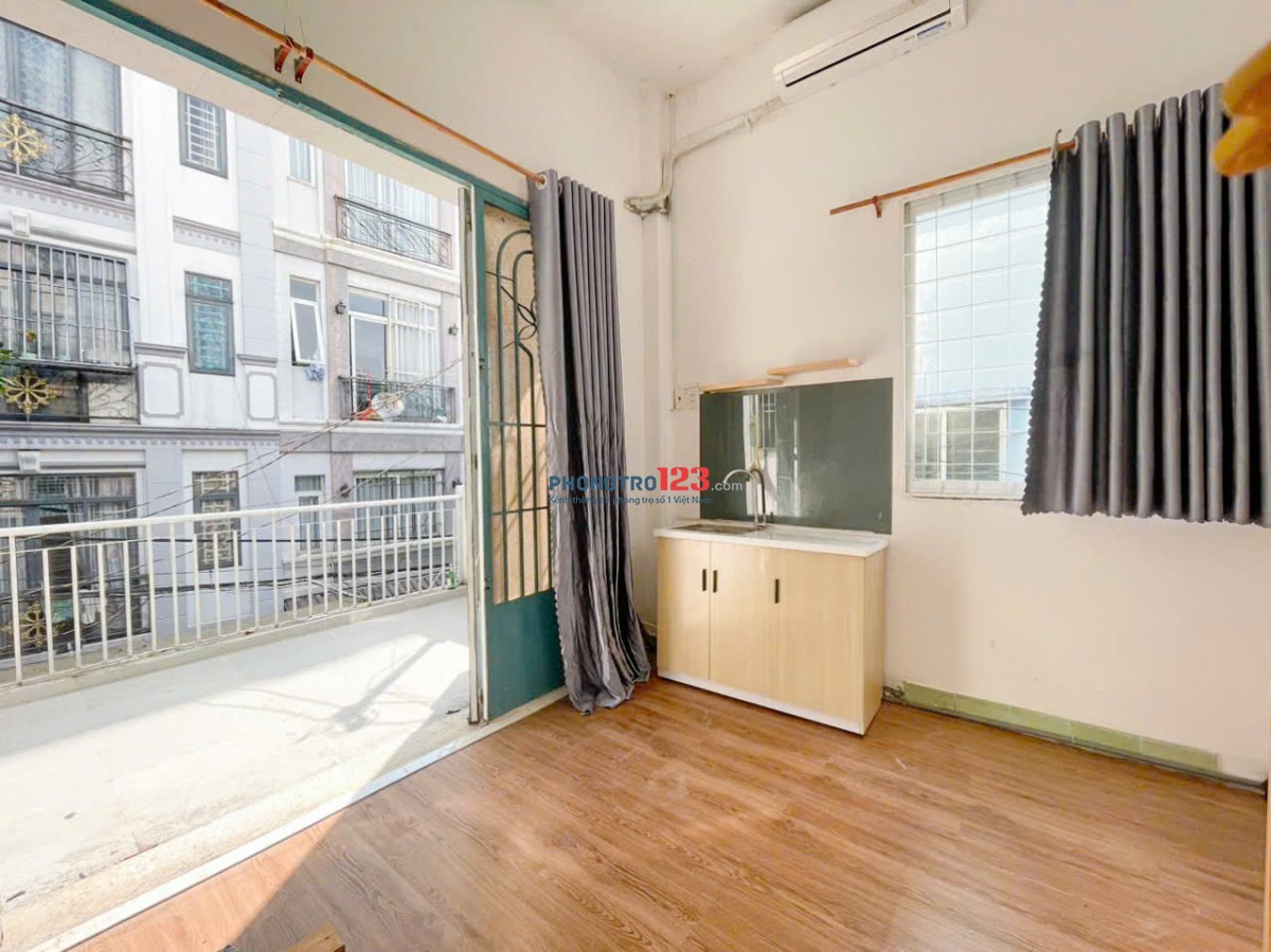 LÊ VĂN SỸ - CV GIA ĐỊNH- CĂN HỘ MINI 1PN BANCOL THOÁNG MÁT SIÊU XINH - TRUNG TÂM PHÚ NHUẬN -BỜ KÈ