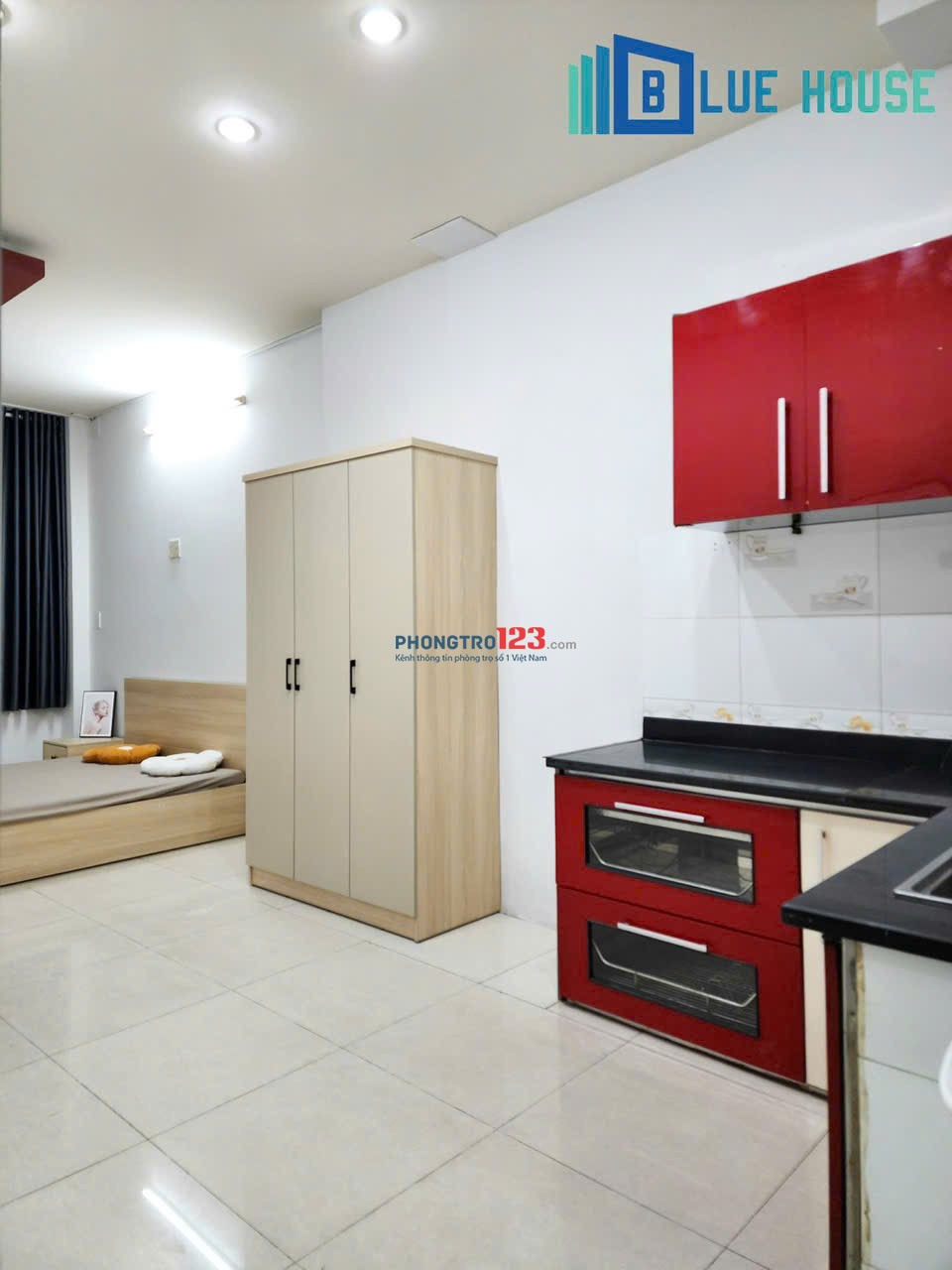 Trống lại Studio đẹp nhất trong tầm giá gần khu Bắc Hải, công viên Lê Thị Riêng