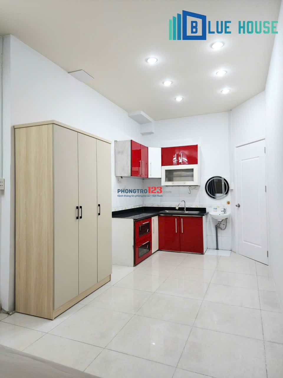 Trống lại Studio đẹp nhất trong tầm giá gần khu Bắc Hải, công viên Lê Thị Riêng