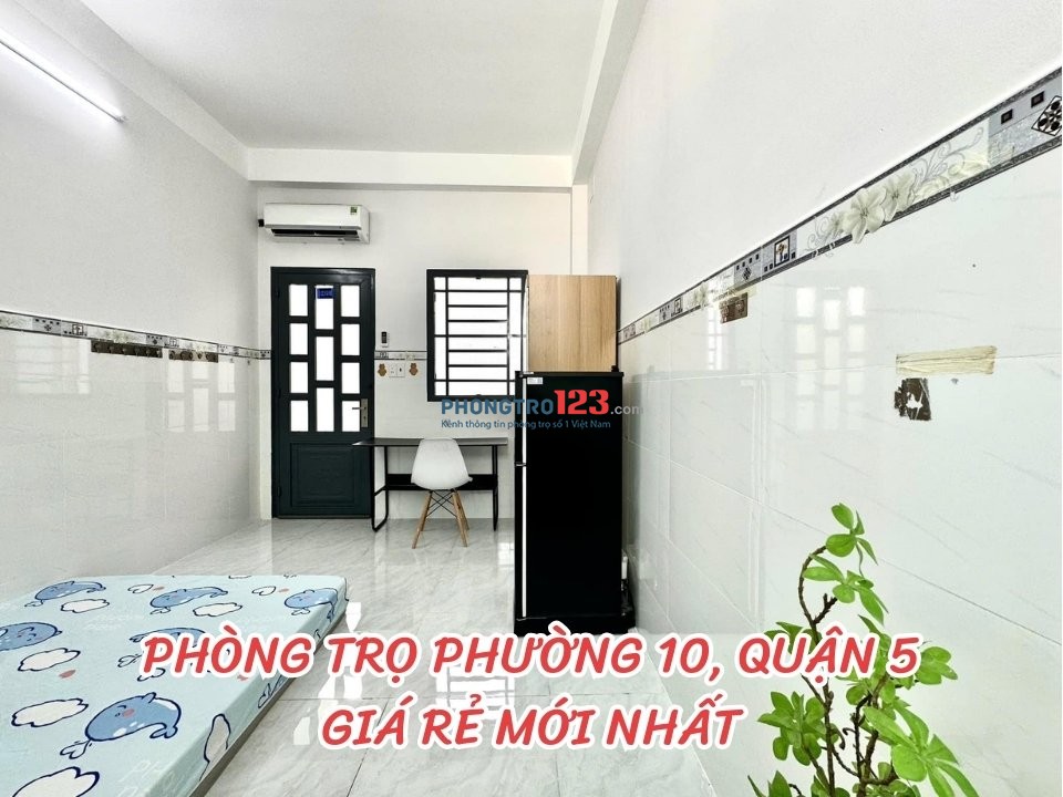 Cho thuê phòng trọ phường 10, Quận 5