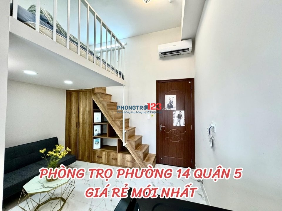 Cho thuê phòng trọ phường 14, Quận 5