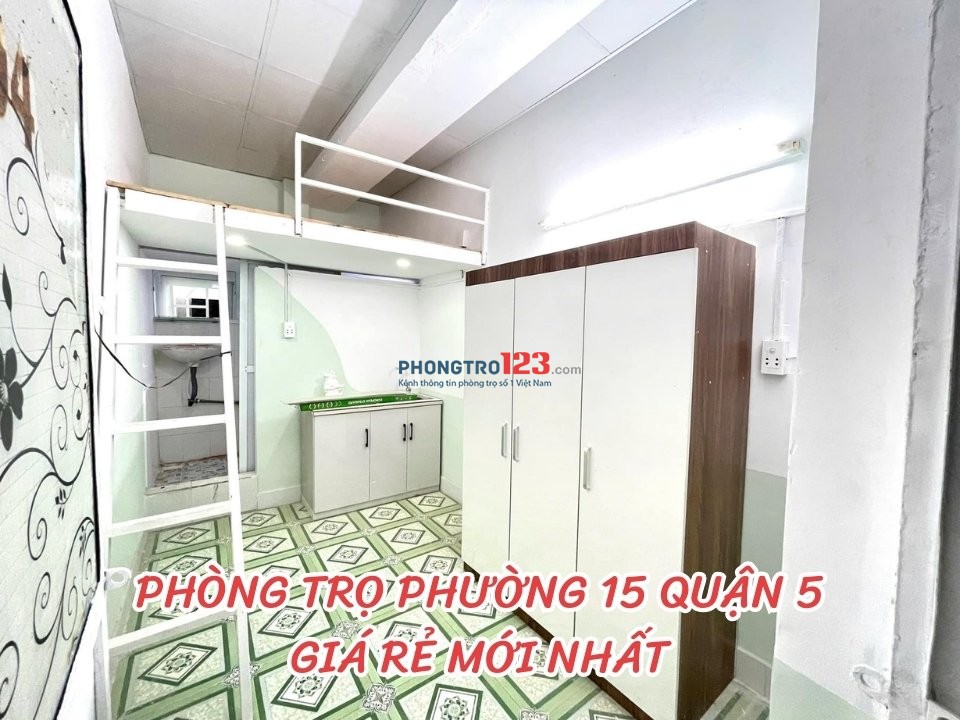 Cho thuê phòng trọ phường 15, Quận 5