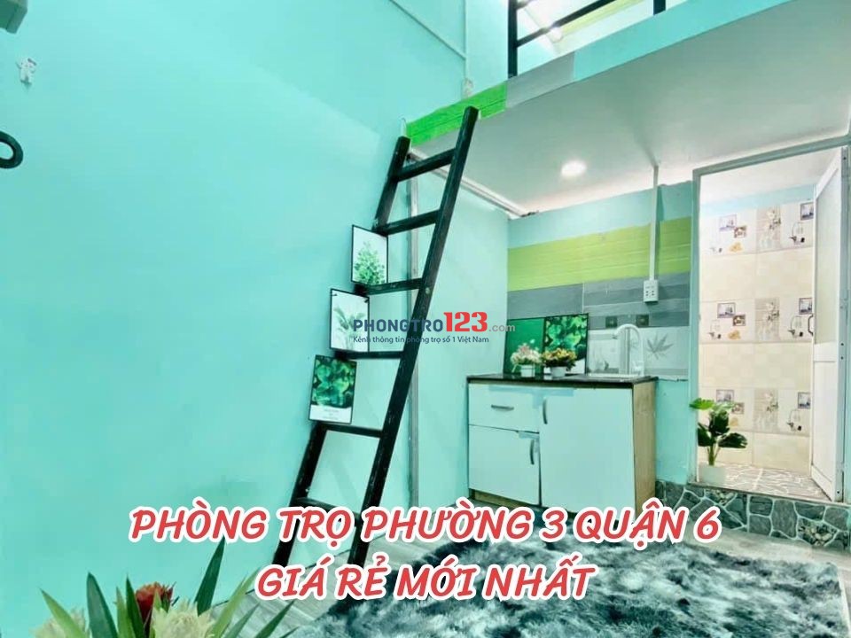 Cho thuê phòng trọ phường 3, Quận 6