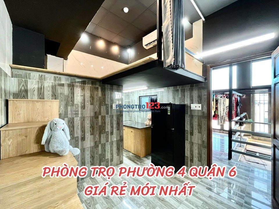 Cho thuê phòng trọ phường 4, Quận 6