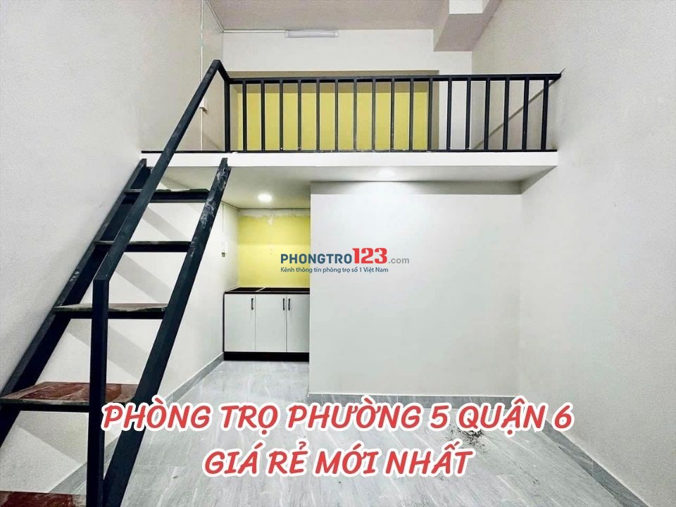 Cho thuê phòng trọ phường 5, Quận 6