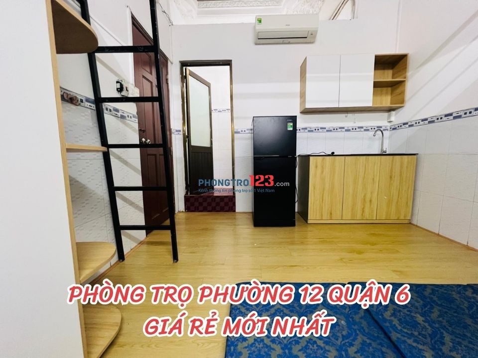 Cho thuê phòng trọ phường 12, Quận 6