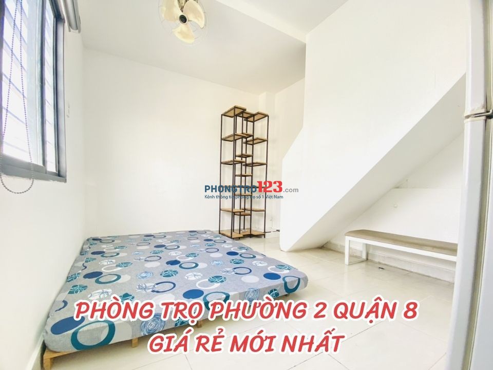 Cho thuê phòng trọ phường 2, Quận 8