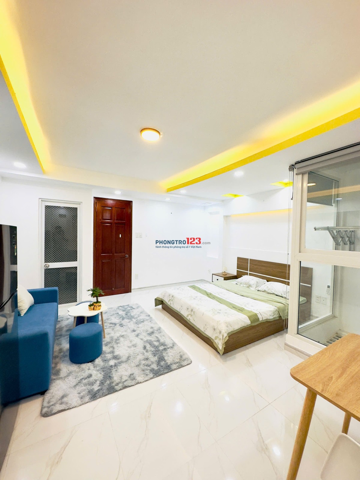 Chính chủ cho thuê CHDV cao cấp, phòng ngủ tách bếp, full nội thất như hình
