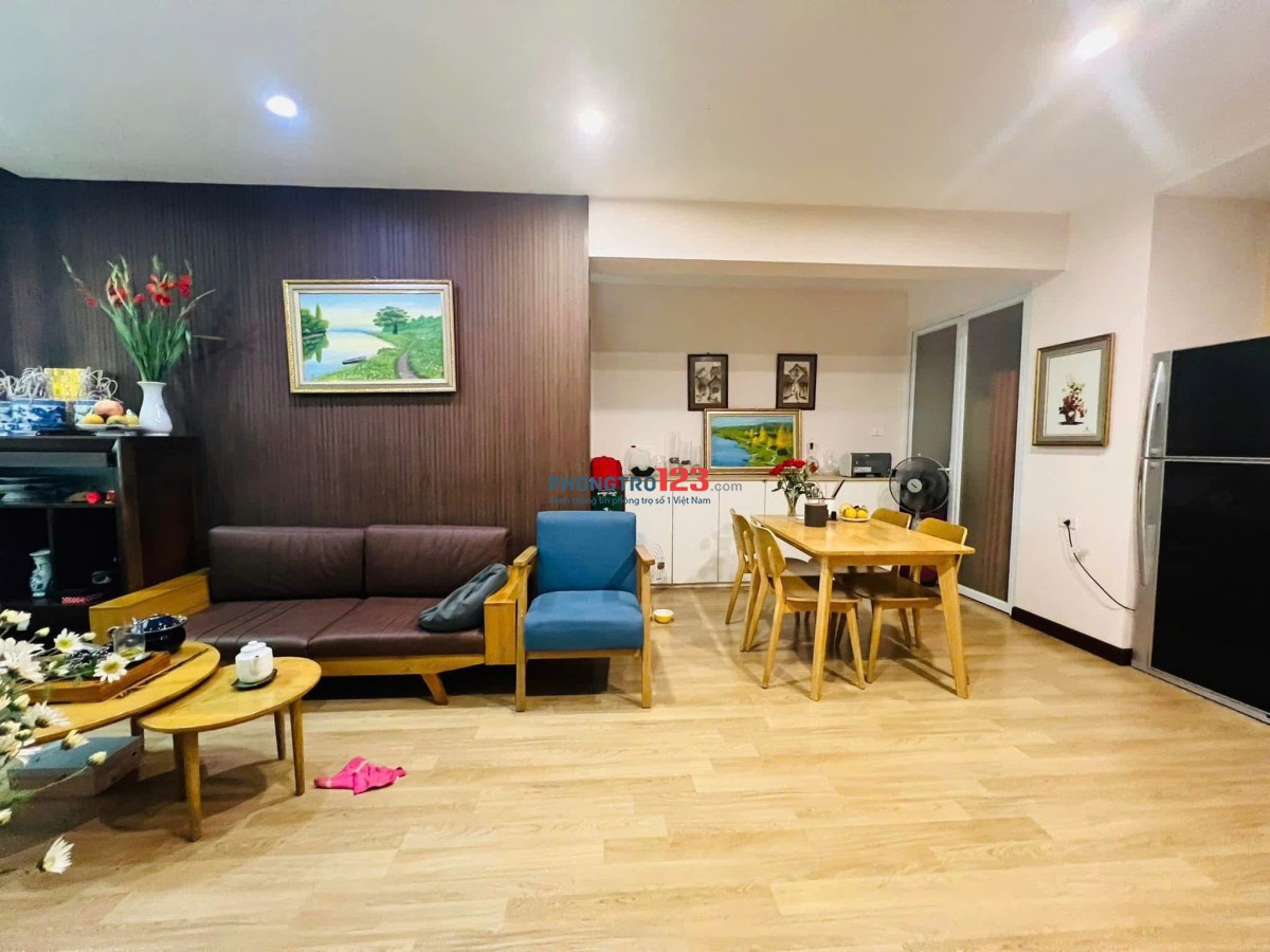 Chung cư Kim Hồng Fortuna, Đ. Vườn Lài - Diện tích 90m2, thiết kế 2PN + 2WC, Phong Bếp + Phòng khách