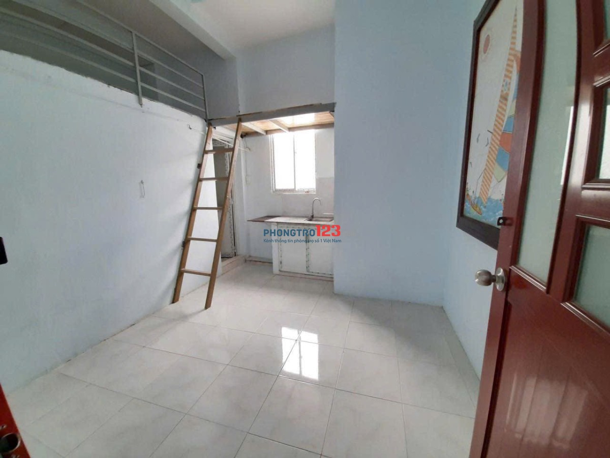 Phòng trọ cho thuê có gác máy lạnh để xe miễn phí
