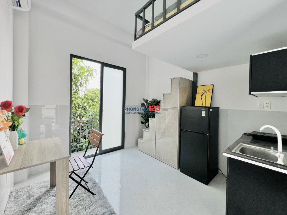 Khai Trương Phòng Có Gác - Bancol Full Nội Thất cách ĐH VĂN HIẾN 5P - NGAY ĐẦM SEN