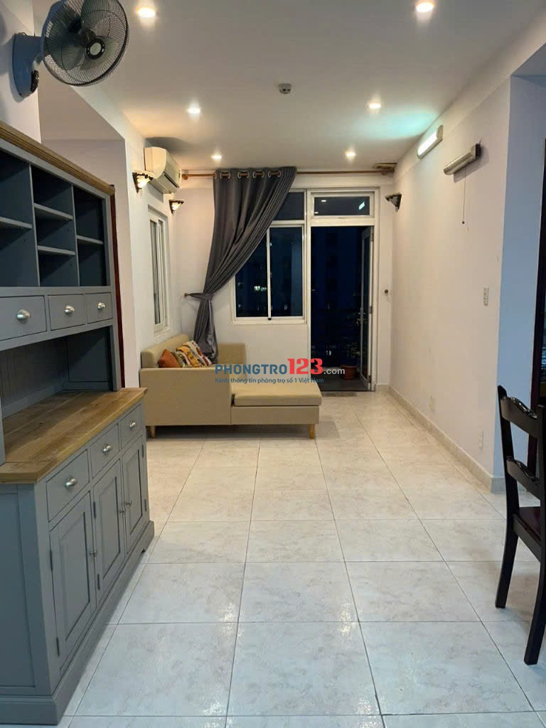 Chung Cư Mỹ Vinh, Nguyễn T Minh Khai, Q3 - Rộng 83m2 có 2p ngủ, 1wc, tầng cao, thoáng ,ban công
