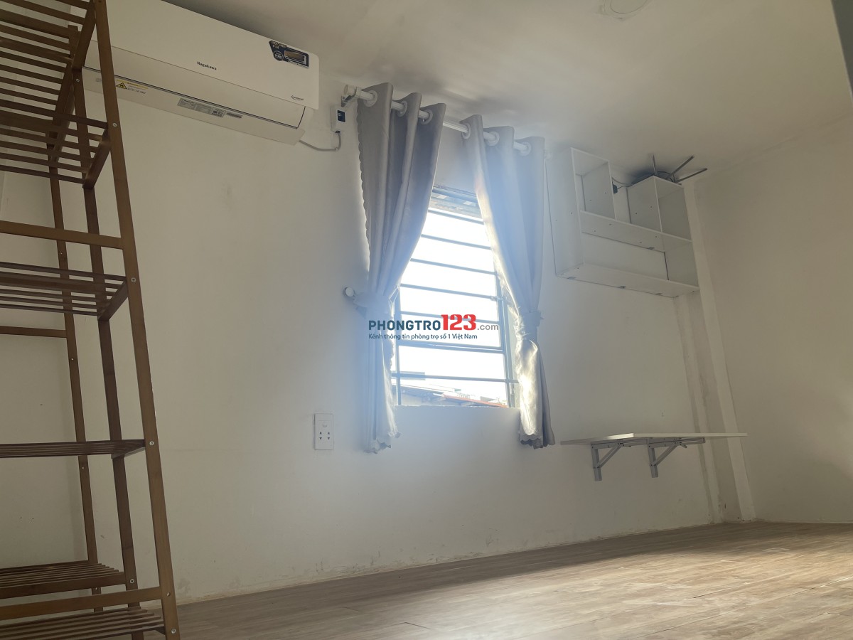 Phòng trọ mới, full nội thất, hẻm xe hơi