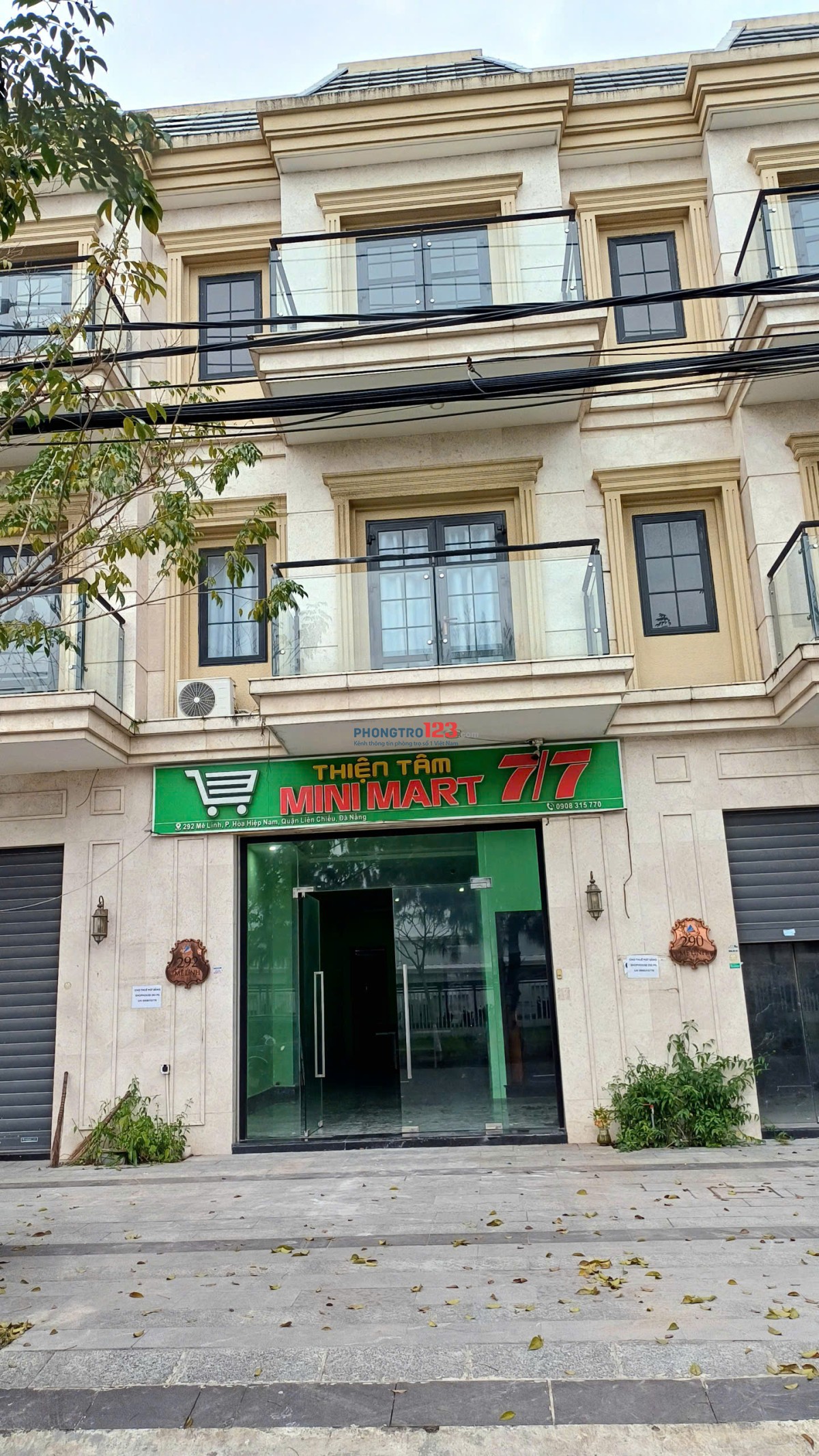 Chính chủ cho thuê shophouse hoàn thiện nội thất, kinh doanh ngay tại Mê Linh, Liên Chiểu, Đà Nẵng