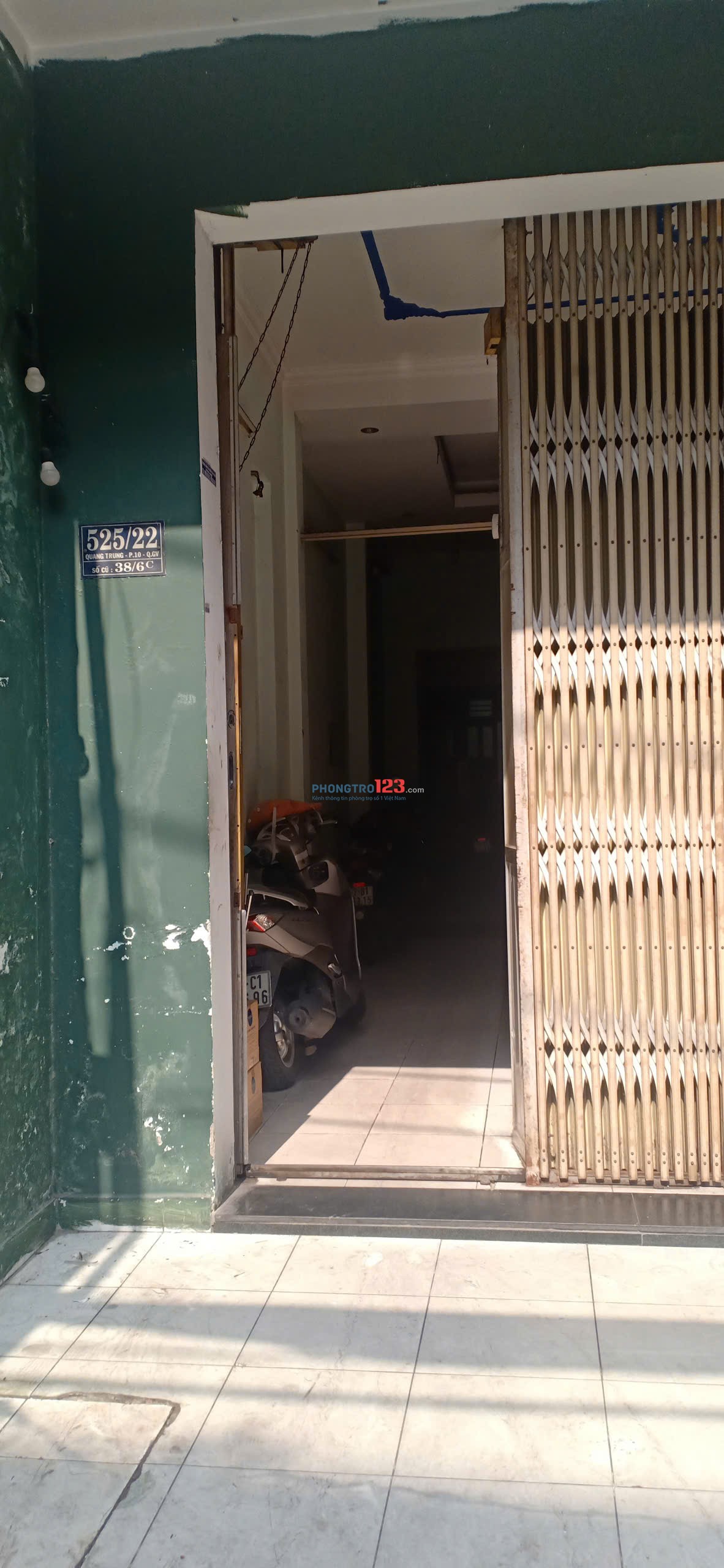 CHO THUÊ MẶT BẰNG 40M2 KINH DOANH + SÂN RỘNG 25M2, QUANG TRUNG, PHƯỜNG 10, GÒ VẤP