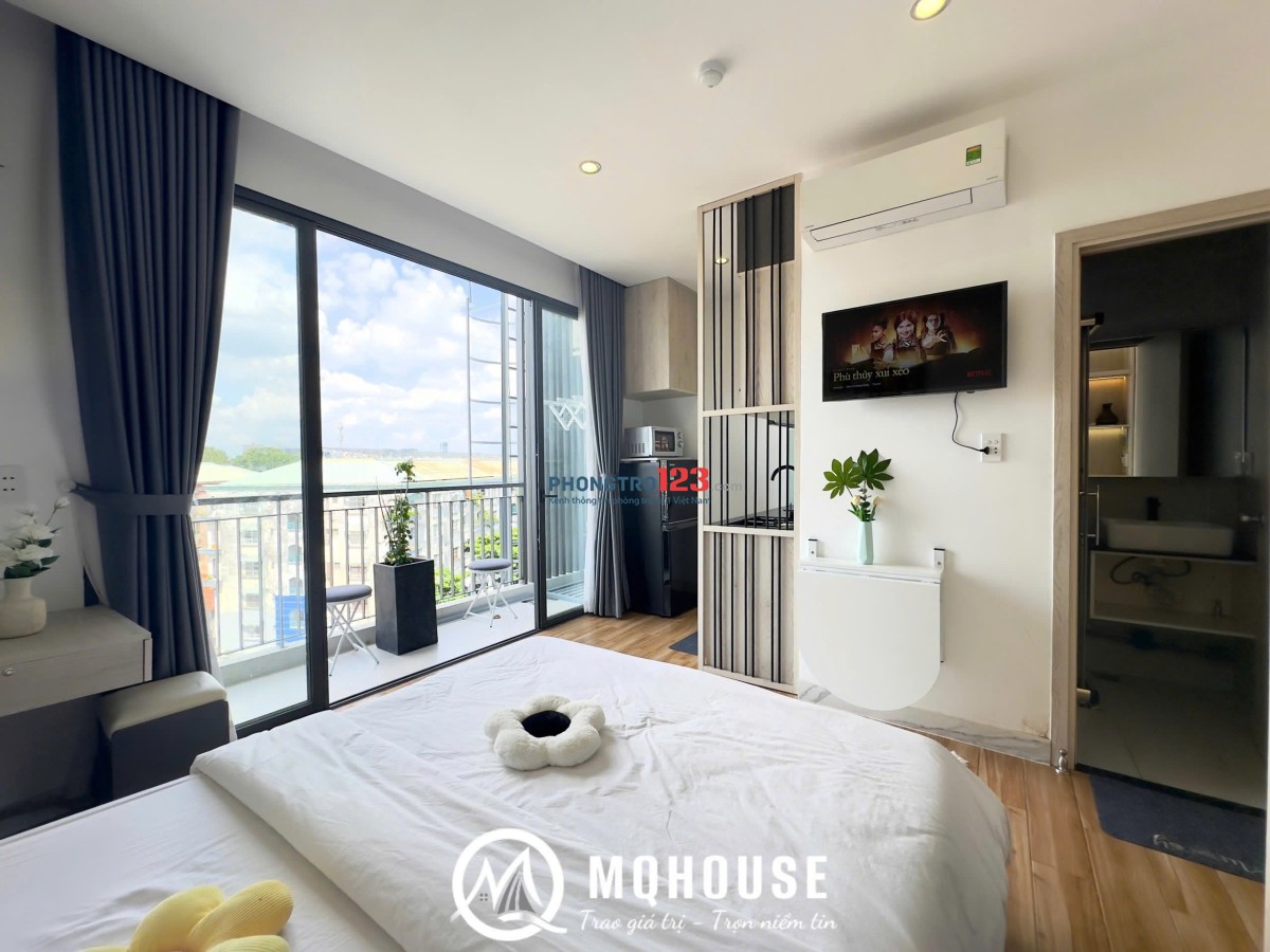 Hệ Thống Căn Hộ Cho Thuê (Studio/1PN) Mới Cứng Rộng Rãi Gần Sân Bay Tân Sơn Nhất P2 Tân Bình