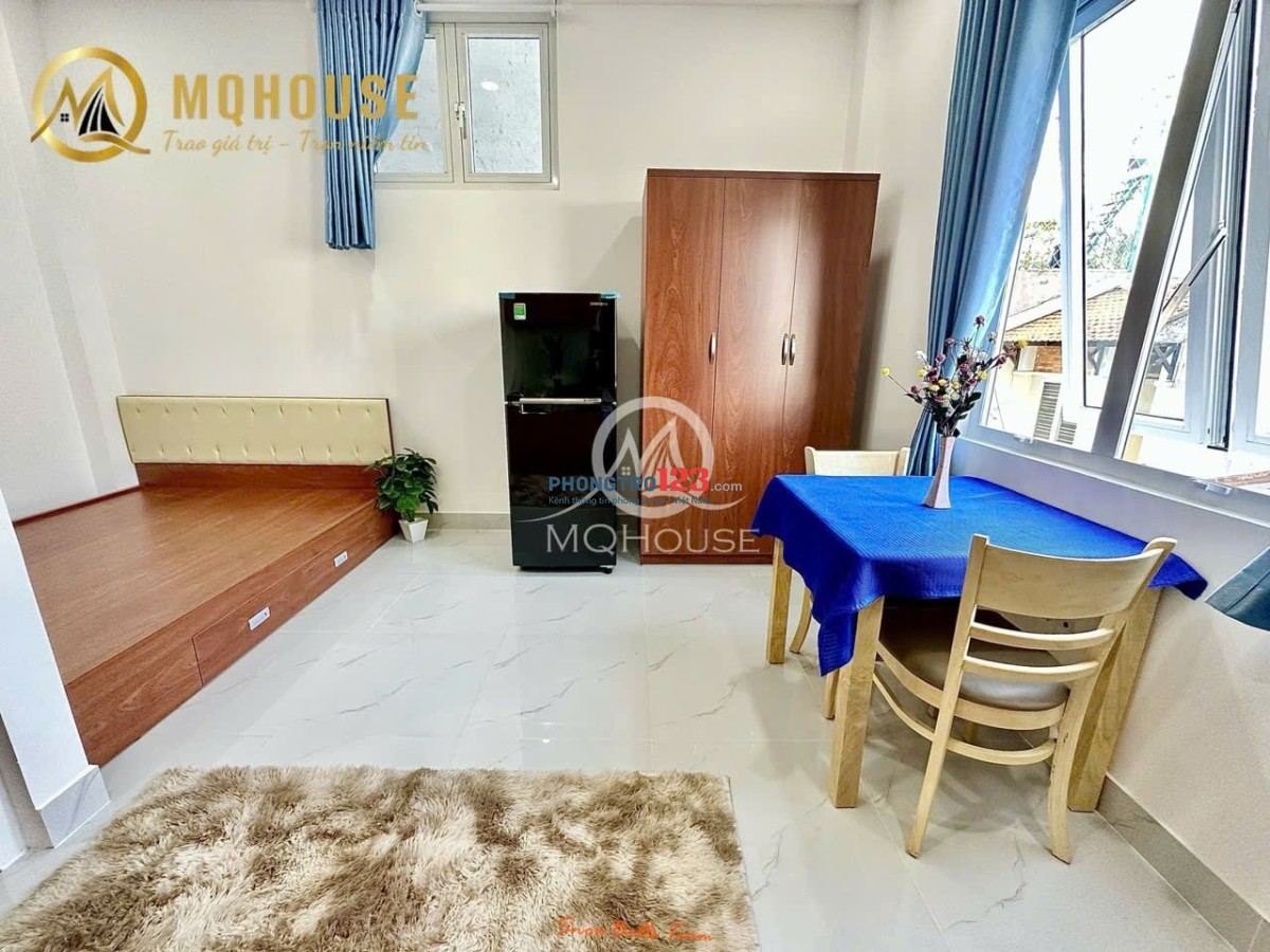 CĂN HỘ STUDIO FULL NỘI THẤT CỬA SỔ THOÁNG MÁT