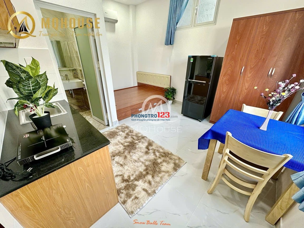 CĂN HỘ STUDIO FULL NỘI THẤT CỬA SỔ THOÁNG MÁT