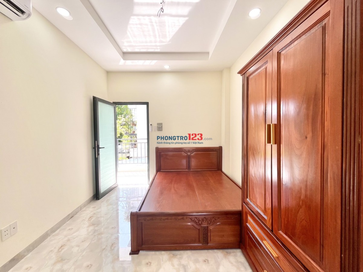 PHÒNG MỚI XÂY, BANCOL THOÁNG, ĐẦY ĐỦ TIỆN NGHI, AN NINH NGAY NGÃ 4 BẢY HIỀN TÂN BÌNH